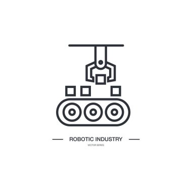 Endüstriyel robot simgesi