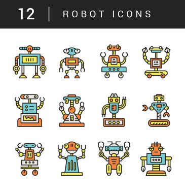 Vektör robotlar toplama