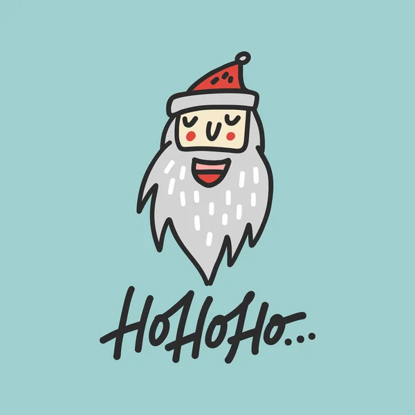 Christmas Santa lach — Stockvector