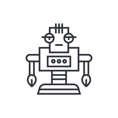 Sevimli çizgi Robot