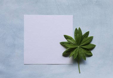 Mockup çiçekli