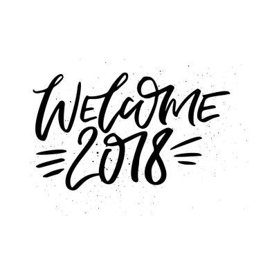 Hoşgeldiniz 2018 yazı