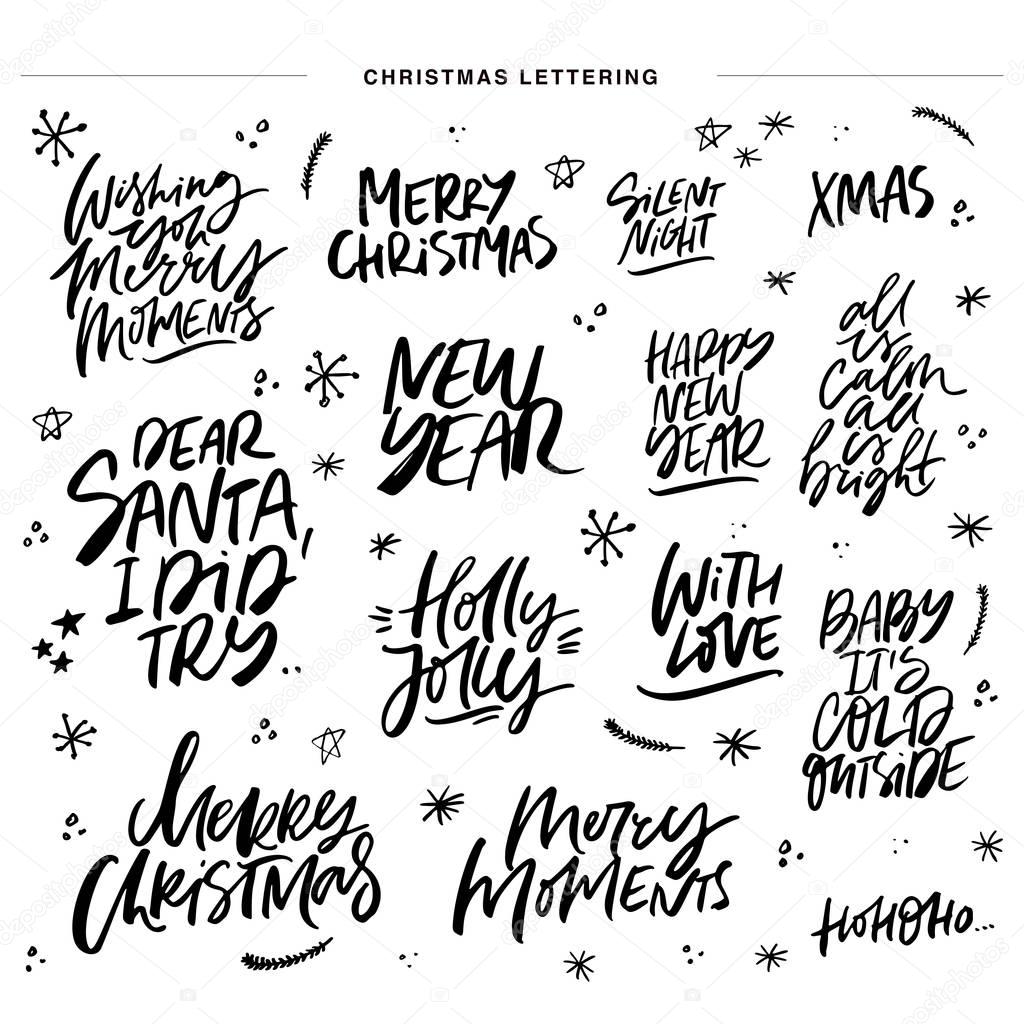 Christmas Moments Lettering Set