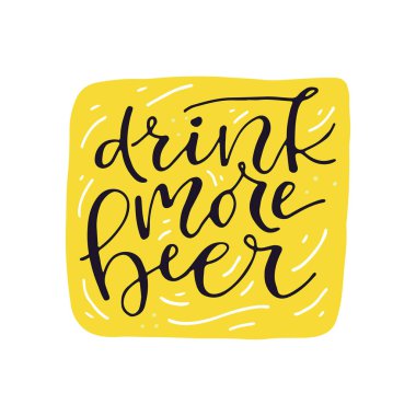 Elle çizilmiş bira illüstrasyon