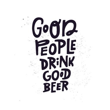 Elle çizilmiş bira illüstrasyon