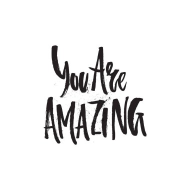 Handdrawn fırça yazı