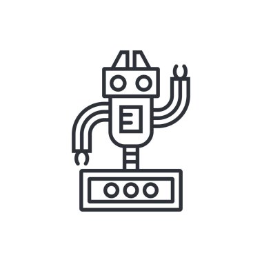 Sevimli çizgi Robot