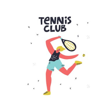 Tenis kulübü eli çizilmiş