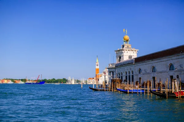 Gondels Aan Het Kanaal Venetië — Stockfoto