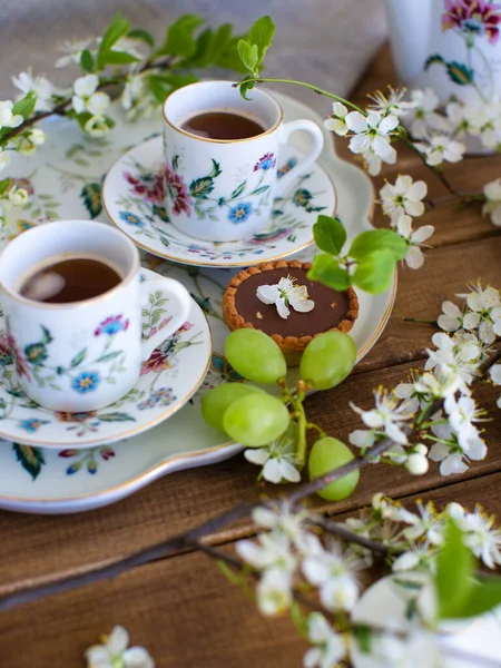 Cup Coffee Cookies — Stock Photo, Image