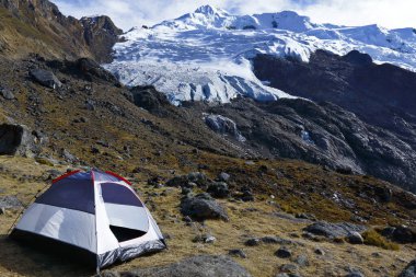 Campamento en nevado