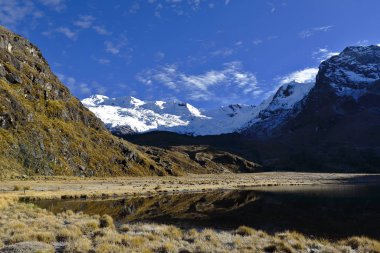 Nevado y laguna