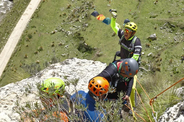 Rapel en Canyon de Shucto