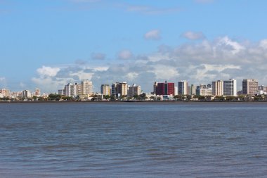 Panoramic view of city center, Aracaju, Sergipe, Brazil clipart