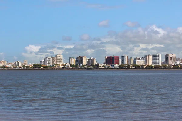 市中心，阿拉卡茄，巴西塞尔希培州的全景视图 — 图库照片