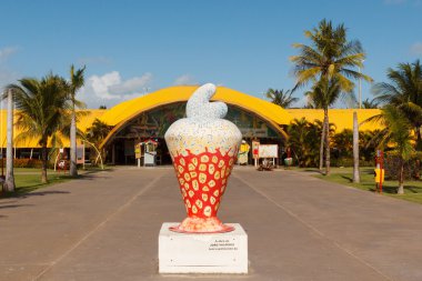 Şehir sembolü kaju plajda Atalaia, Aracaju, Sergipe devlet, sutyen