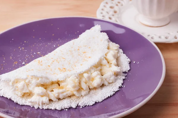 Casabe (bammy, beiju, bob, biju) - pão chato de mandioca (tapioca — Fotografia de Stock