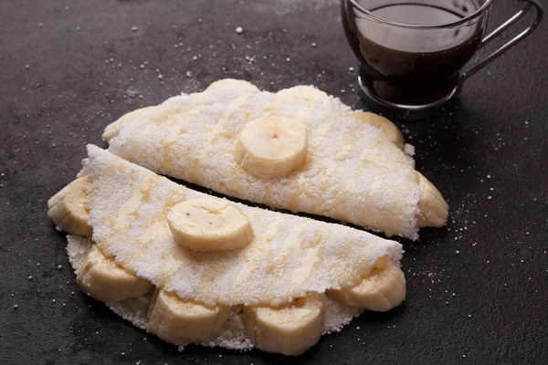 Casabe (bammy, beiju, bob, biju) - flatbread of cassava (tapioca — Stock Photo, Image