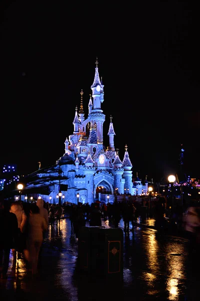Fairytale Castle Disneyland Park — Stock Photo, Image