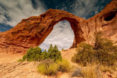 Moab Utah 'taki Doğal Kemer