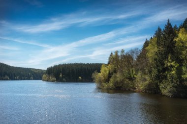 Harz Ulusal Parkı 'nda Zillerbachtalsperre