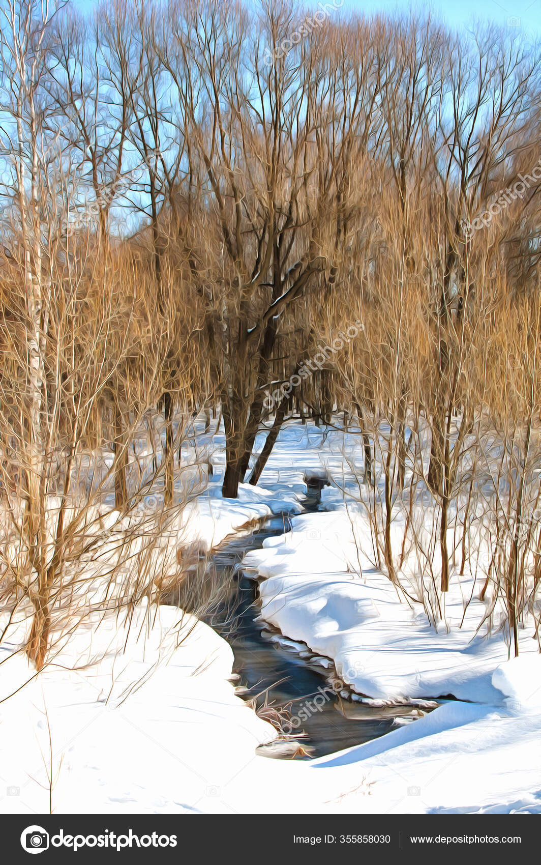 Winter Watercolor Landscape Forest Stream Winter Forest Snow Snowdrifts Travel Stock Photo Image By C Svrid79 Winter Watercolor Landscape Forest Stream Winter Forest Snow Snowdrifts Travel Stock Photo Image By C Svrid79
