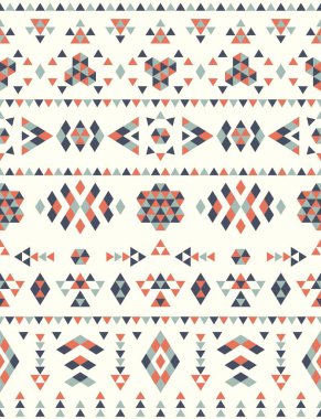 Kusursuz Etnik desenler. Soyut geometrik desen. Amerikan yerlisi soyut desen. 