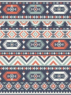 Kusursuz Etnik desenler. Soyut geometrik desen. Amerikan yerlisi soyut desen. 