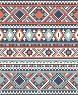 Kusursuz Etnik desenler. Soyut geometrik desen. Amerikan yerlisi soyut desen. 