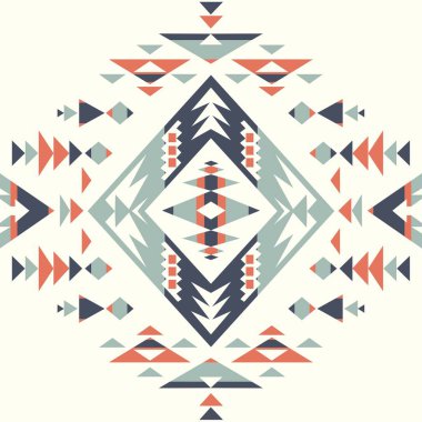 Kusursuz Etnik desenler. Soyut geometrik desen. Amerikan yerlisi soyut desen. 