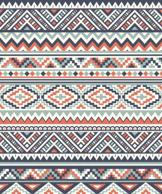 Kusursuz Etnik desenler. Soyut geometrik desen. Amerikan yerlisi soyut desen. 