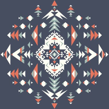 Kusursuz Etnik desenler. Soyut geometrik desen. Amerikan yerlisi soyut desen. 