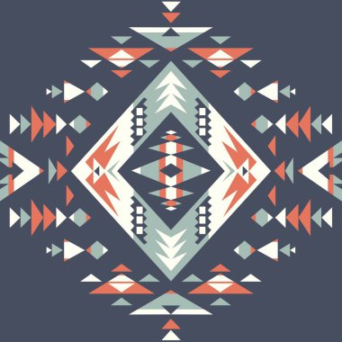 Kusursuz Etnik desenler. Soyut geometrik desen. Amerikan yerlisi soyut desen. 