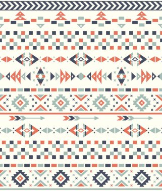 Kusursuz Etnik desenler. Soyut geometrik desen. Amerikan yerlisi soyut desen. 