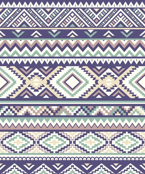 Kusursuz Etnik desenler. Yeşil ve mavi renkler. Özgün soyut geometrik desen. 