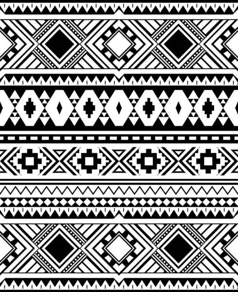 Diseño Patrón Étnico Sin Costuras Impresión Geométrica Navajo Adorno Decorativo — Vector de stock