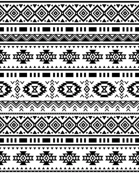 Nahtloses Design Ethnischer Muster Navajo Geometrischer Druck Rustikaler Zierschmuck Abstrakte — Stockvektor