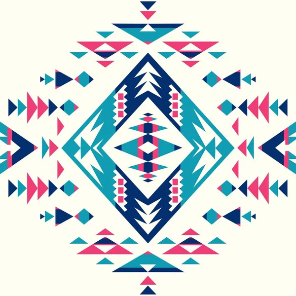 Textures Sans Couture Motif Ethnique Tirage Géométrique Navajo Abstrait Ornement — Image vectorielle