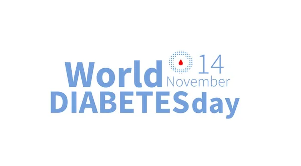 World diabetes day, november 14th — Stock Photo, Image