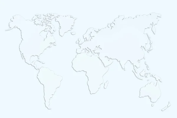 Illustration abstraite de la carte du monde — Photo