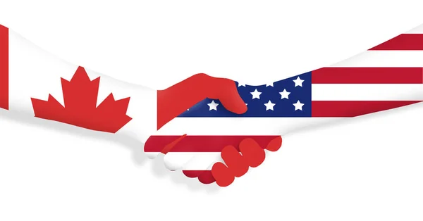 Affari internazionali - Canada - USA — Foto Stock