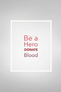 Kan bağışı kampanyası afiş