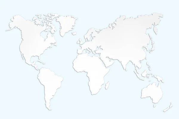 Streszczenie ilustracja mapa świata — Zdjęcie stockowe