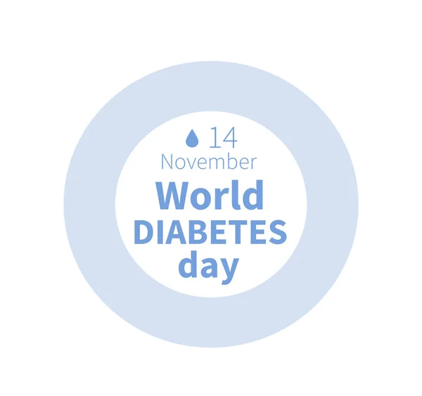 World diabetes day, november 14th — Stock Photo, Image