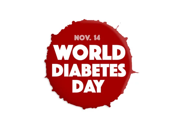 World diabetes day, november 14th — Stock Photo, Image