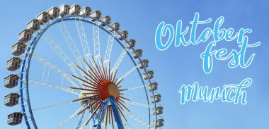 Oktoberfest banner - büyük dönme dolap