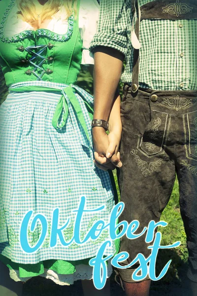 Banner Oktoberfest - Letras — Fotografia de Stock