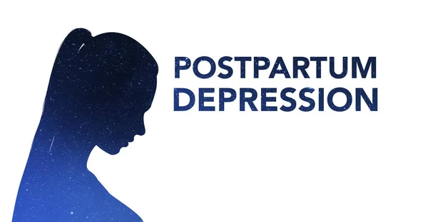 Postpartum Depression Banner Imagini stoc fără drepturi de autor