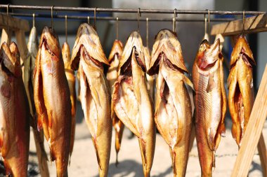 Steckerlfisch auf dem Grill