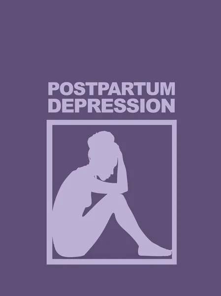 Doğum sonrası depresyon - Ppd — Stok fotoğraf